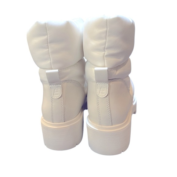 Sam Edelman Boots Lakyn White Quilted Ankle Booties Size 9 - Picture 5 of 8